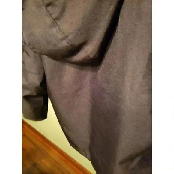 SEAN JOHN HEAVYWEIGHT POLYESTER COAT MID LENGTH BLACK WOMEN’S SIZE MEDIUM A16 - Picture 5 of 5